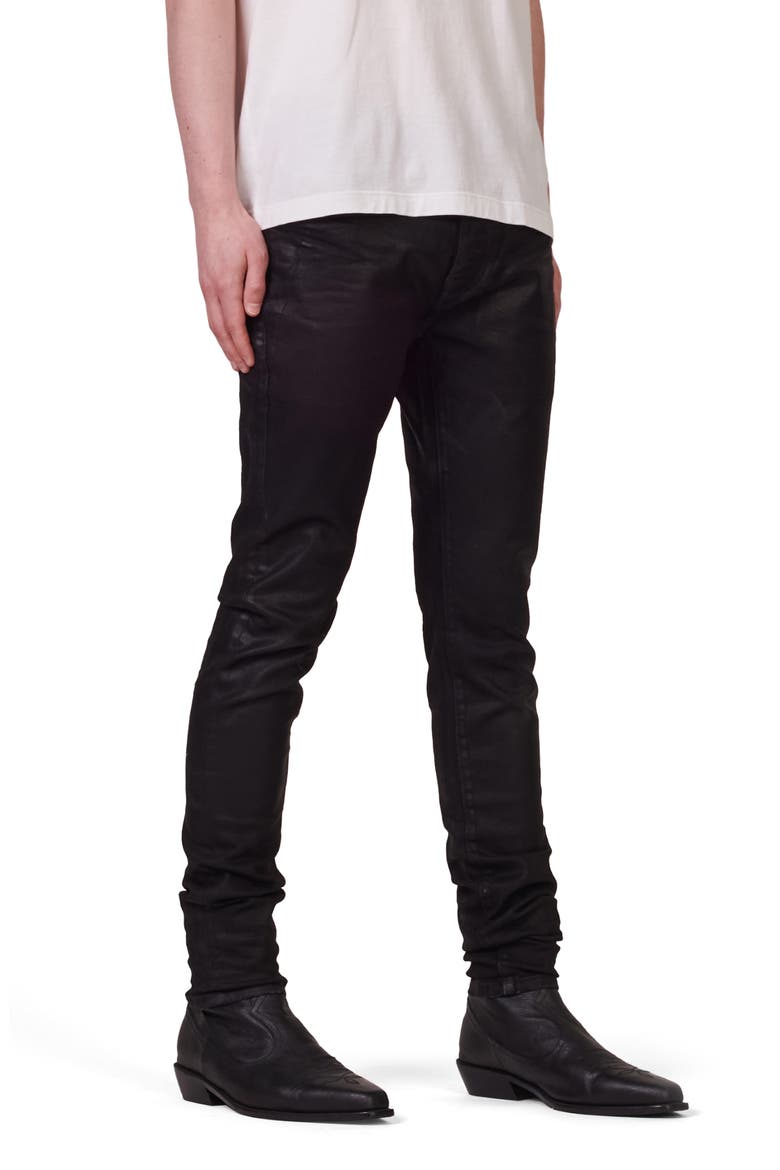 Black Label Stretch Skinny Jeans, Alternate, color, BLACK MIDNIGHT OIL