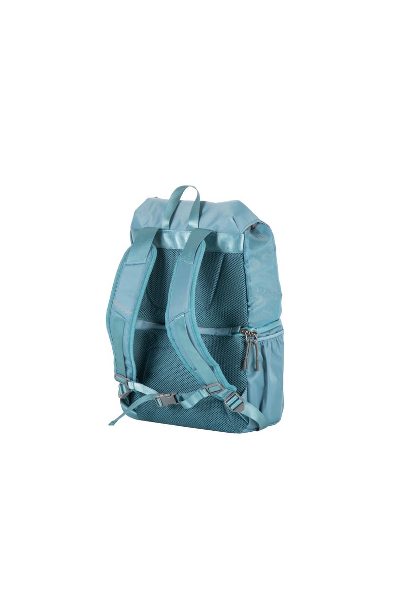 Tarana Recycled Backpack Cooler, Alternate, color, Aurora Blue