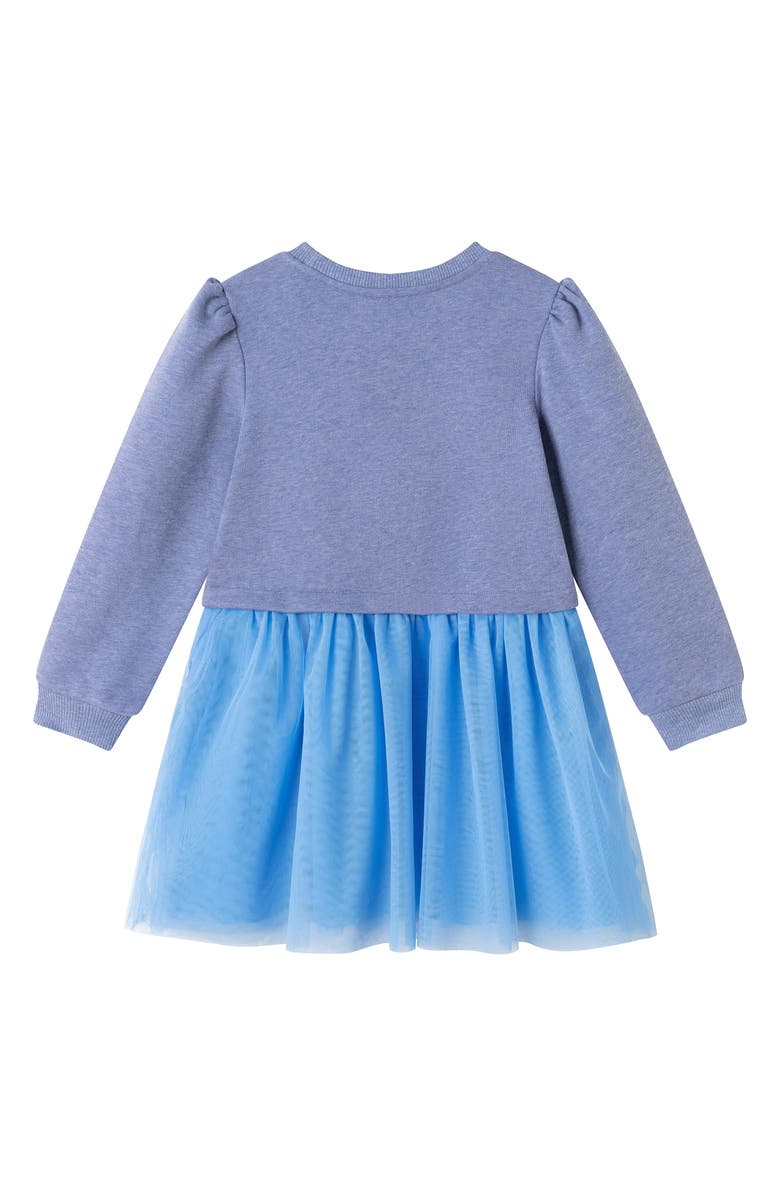 Andy & Evan Kids' Sweatshirt Dress, Alternate, color, Navy Heather