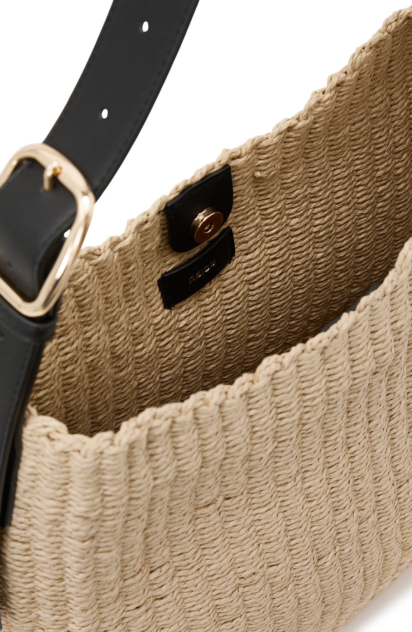 Reiss Margot Shoulder Bag, Alternate, color, Natural