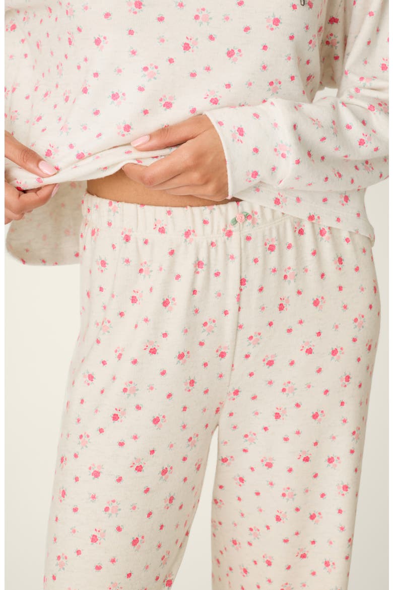 Romantic Rose 2-Piece Pajama Set, Alternate, color, H CLOUD