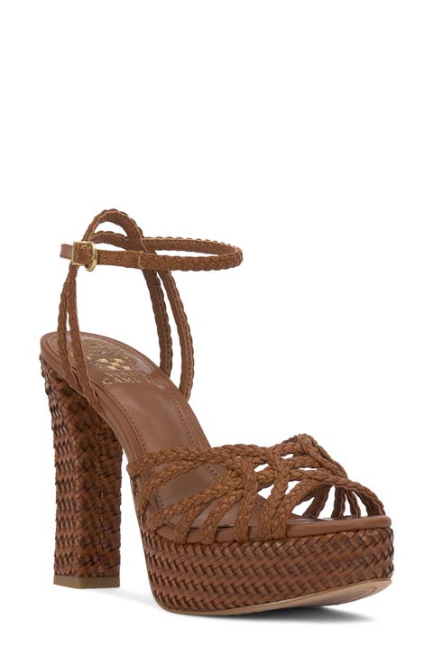 Samlee Ankle Strap Platform Sandal (Women)