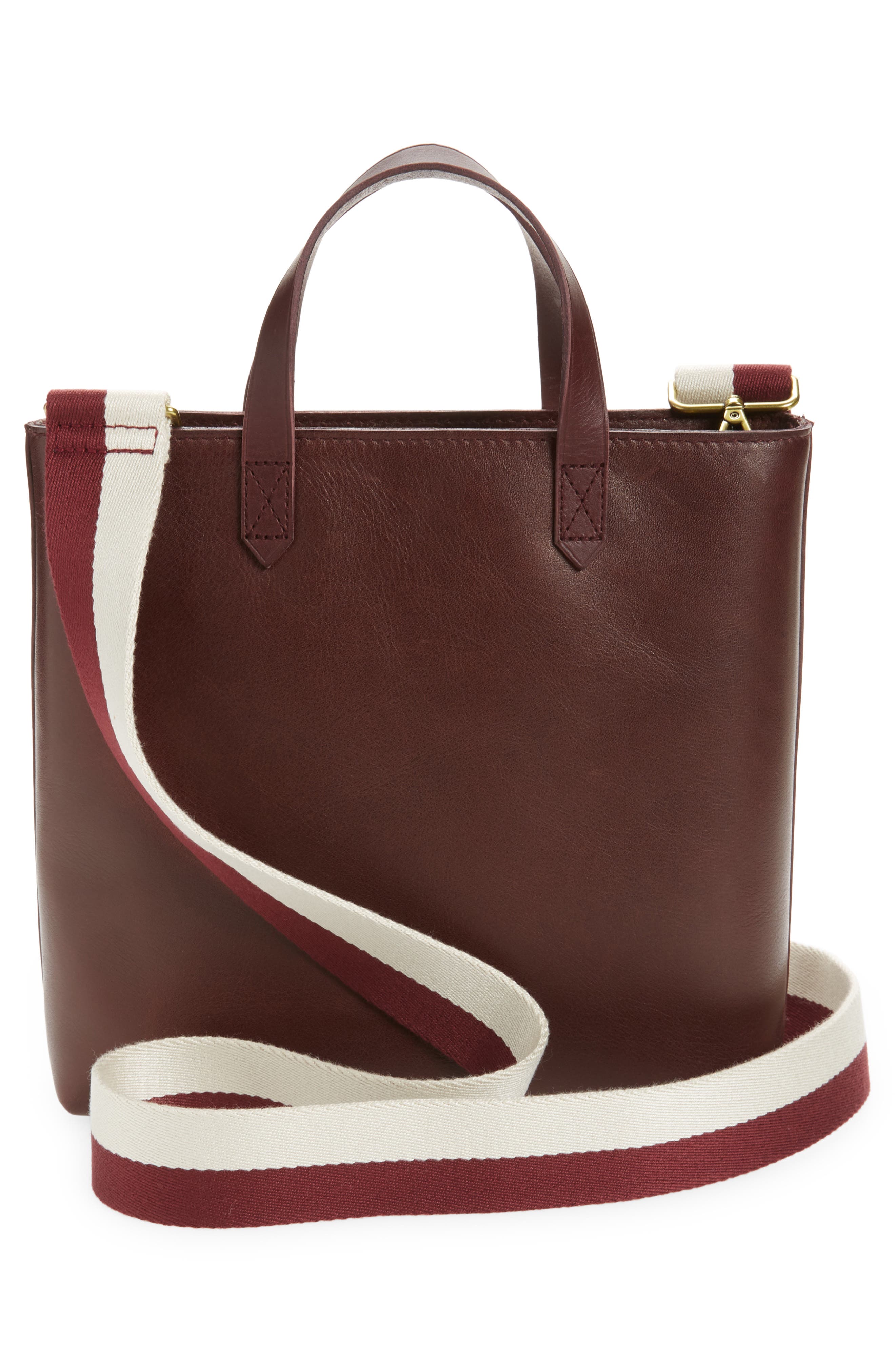 The Small Transport Crossbody Bag, Alternate, color, DARK CABERNET