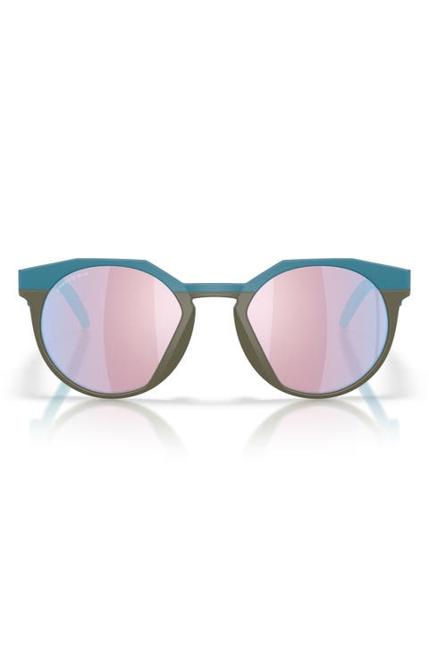 HSTN 52mm Round Sunglasses