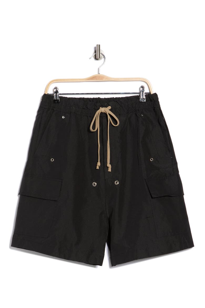 Rave Cargo Shorts, Alternate, color, BLACK
