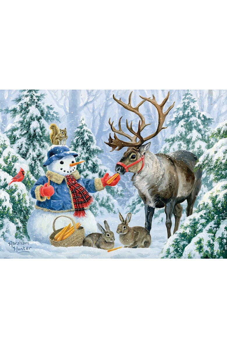 Sunsout Christmas Friends 1000 piece Jigsaw Puzzle for Adults, Alternate, color,