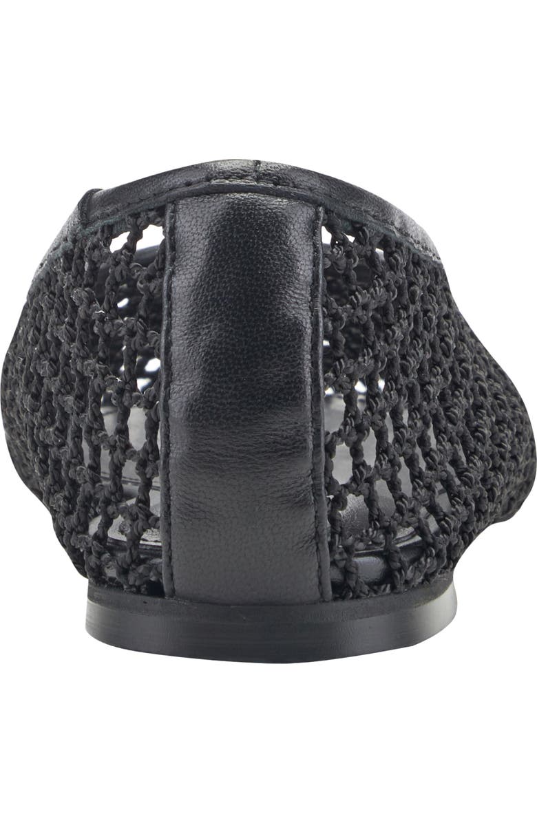 Marc Fisher LTD Jazlyn Pointed Toe Flat, Alternate, color, Black