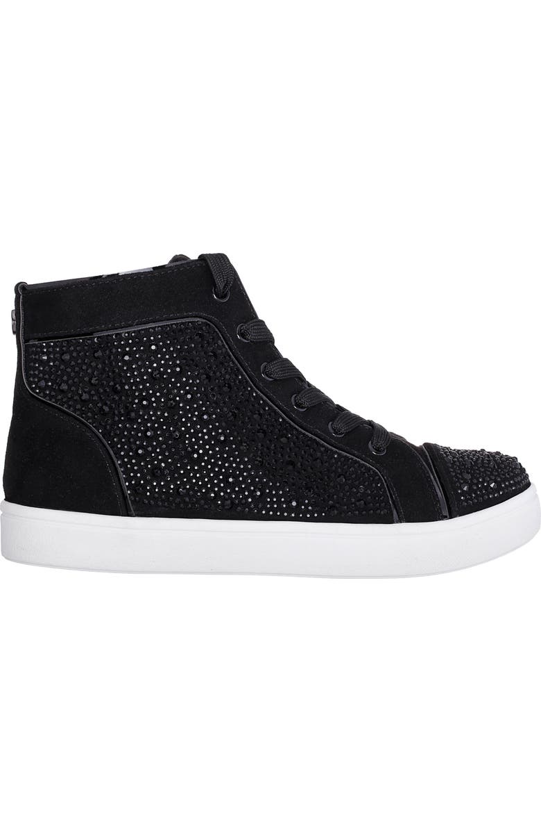 Nina Kids' Rhinestone High Top Sneaker, Alternate, color,