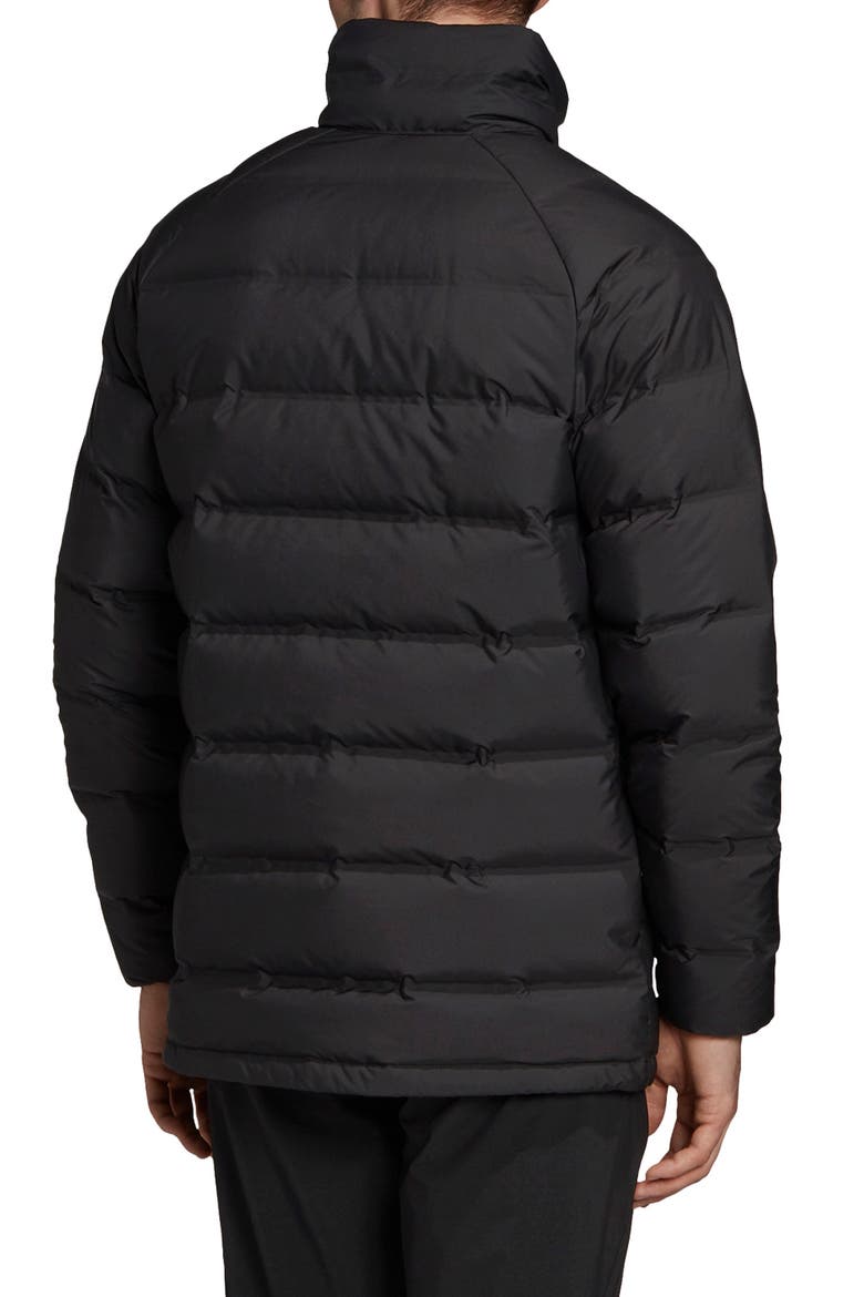 Helionic Down Puffer Jacket, Alternate, color, BLACK