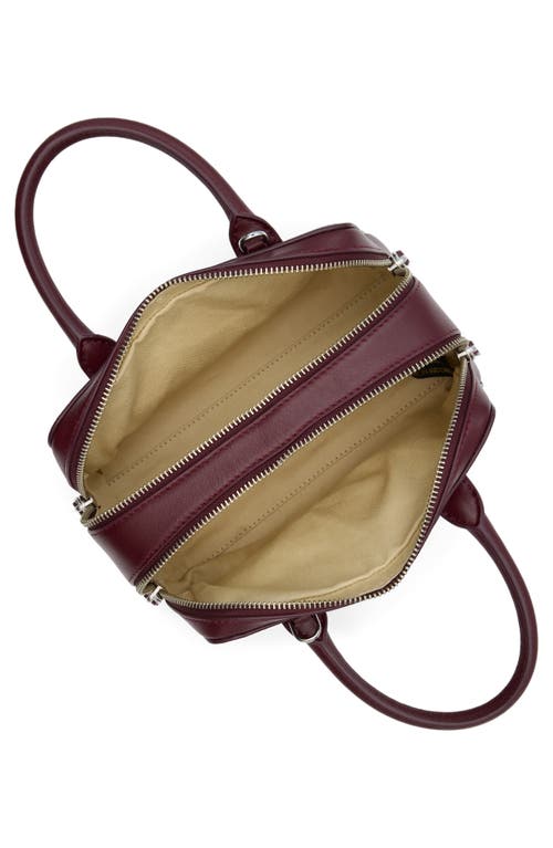 We-ar4 The Ivy 22 Leather Satchel In Burgundy