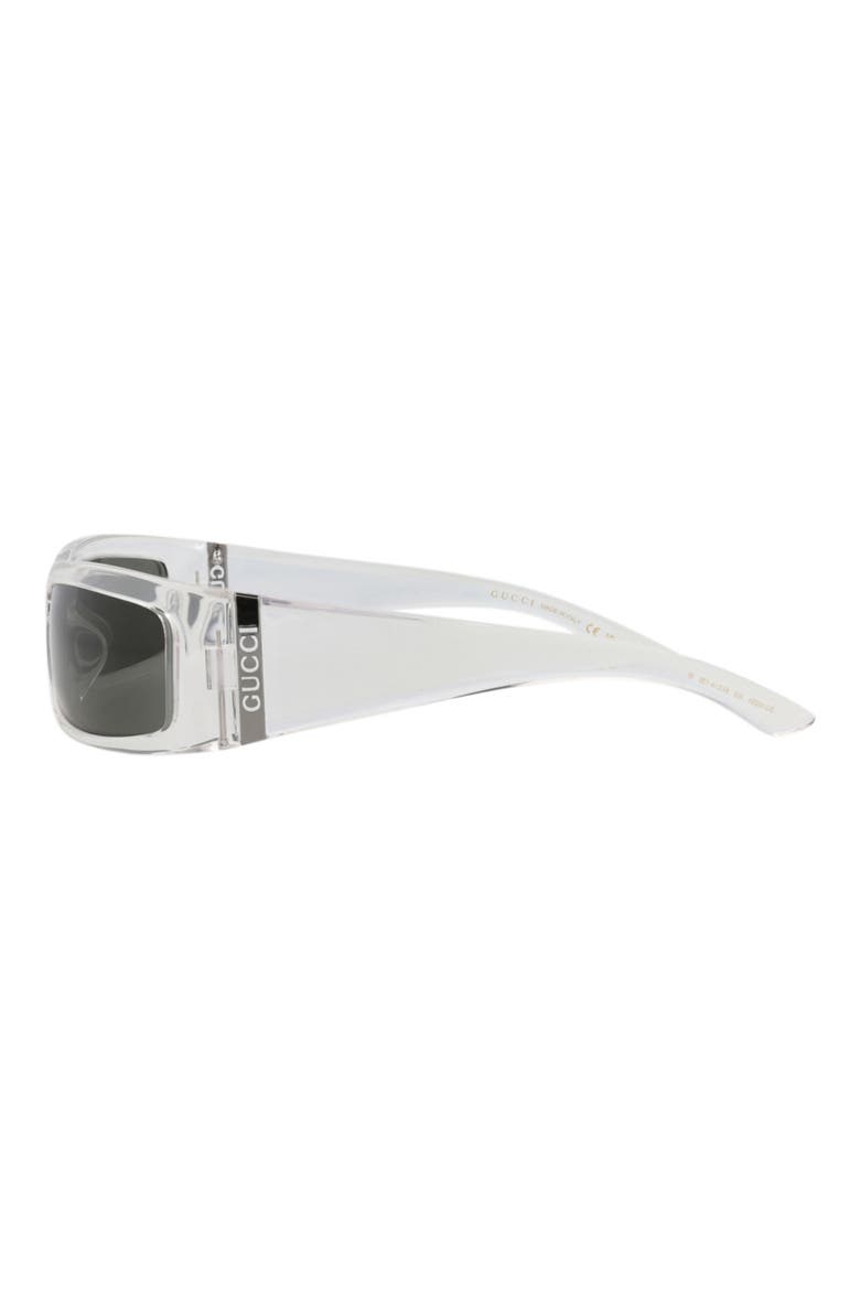 52mm Wrap Sunglasses, Alternate, color, CRYSTAL CRYSTAL GREY