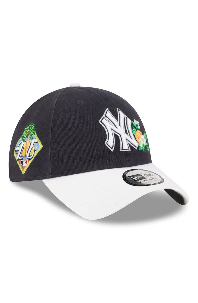New Era Men's New Era Navy/White New York Yankees 2026 Spring Training Casual Classic Adjustable Hat, Main, color,