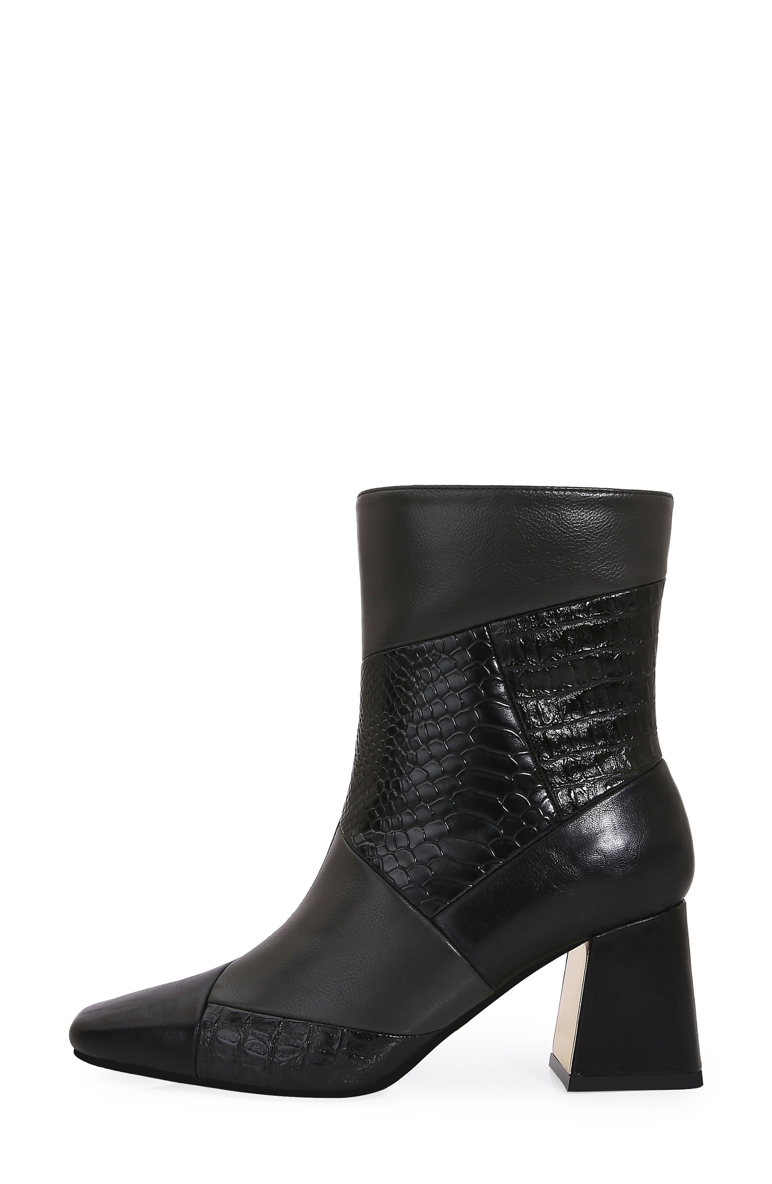 NINETY UNION Leah Block Heel Bootie, Alternate, color, Black Multi