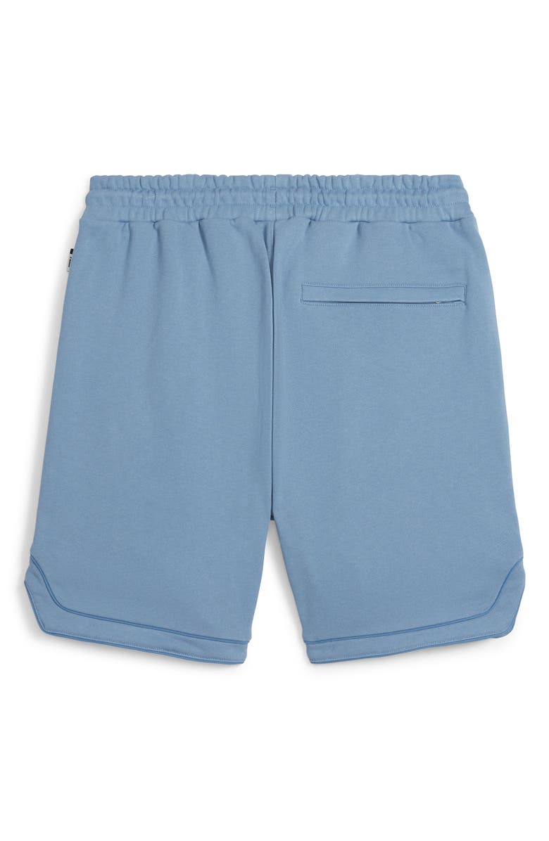 PUMA Basketball Nostalgia Cotton French Terry Sweat Shorts, Alternate, color, 