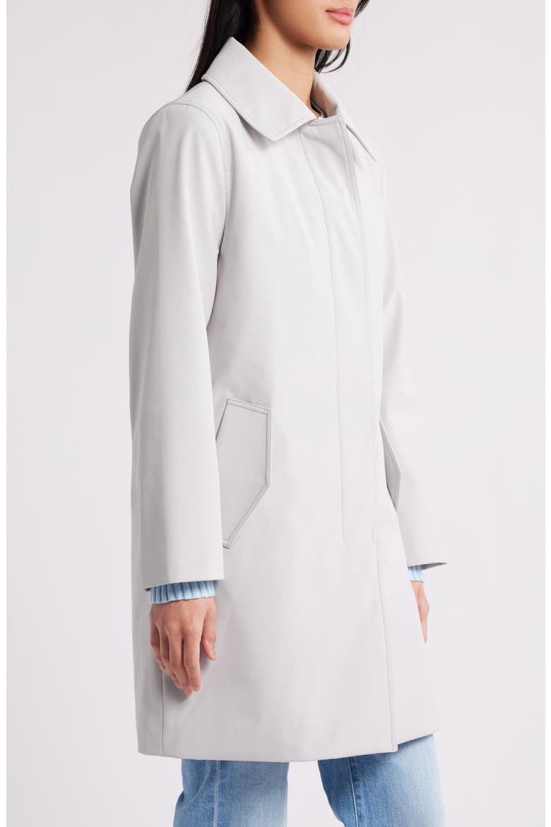 Water Resistant Insulated Coat, Alternate, color, STONE