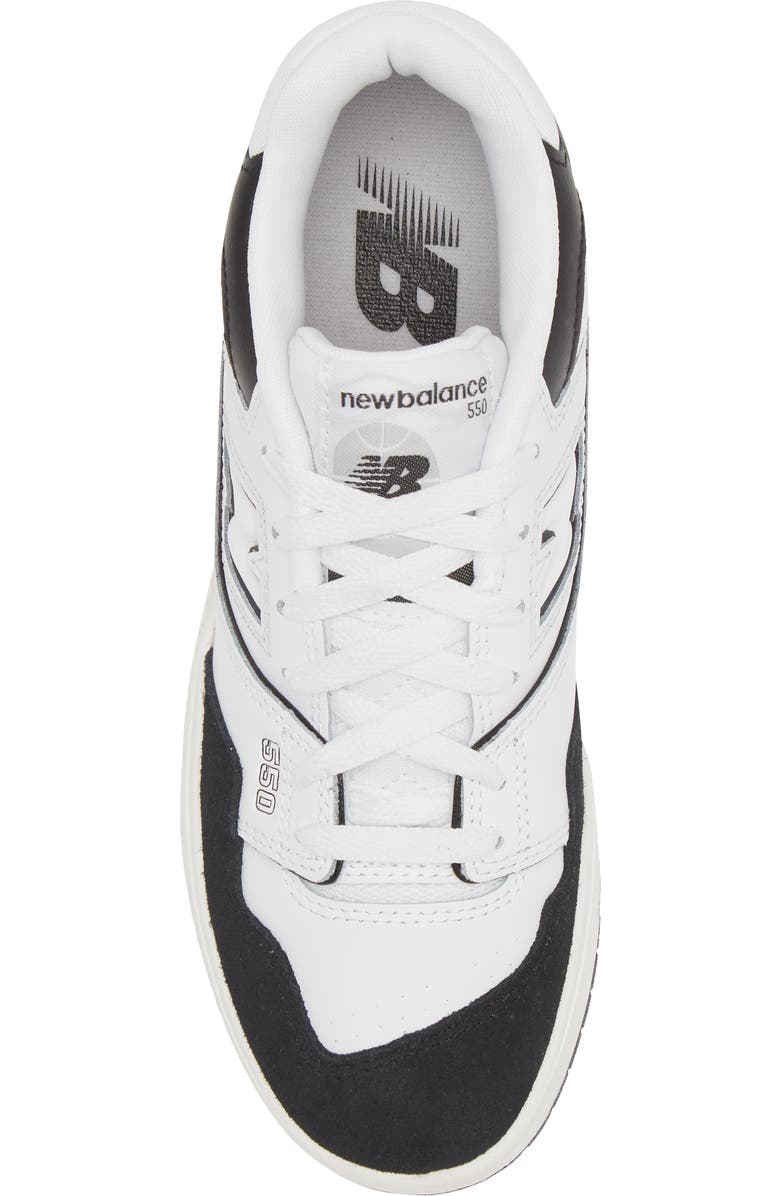 New Balance 550 Basketball Sneaker, Alternate, color, White/ Black