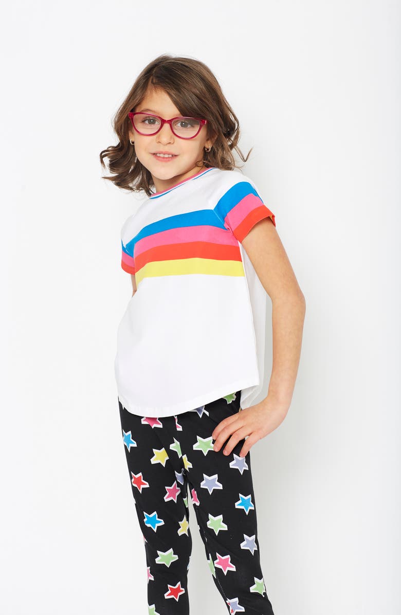 art & eden Kim Stripe Organic Cotton T-Shirt, Alternate, color, 