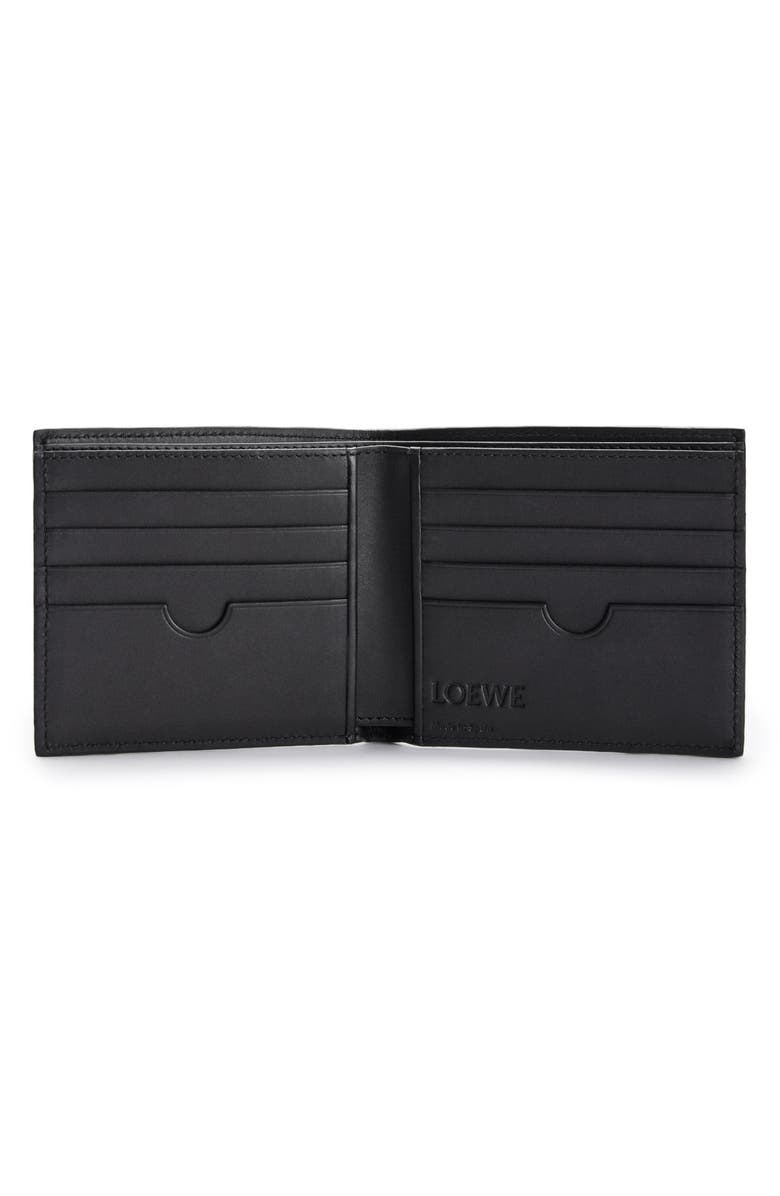 Loewe Logo Bifold Leather Wallet, Alternate, color,