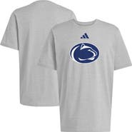 adidas Men's adidas Gray Penn State Nittany Lions Primary Logo T-Shirt