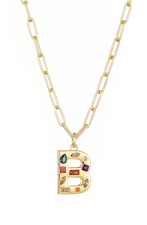 Initial Pendant Necklace