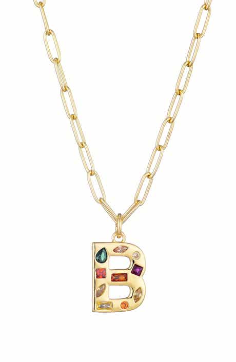 Initial Pendant Necklace