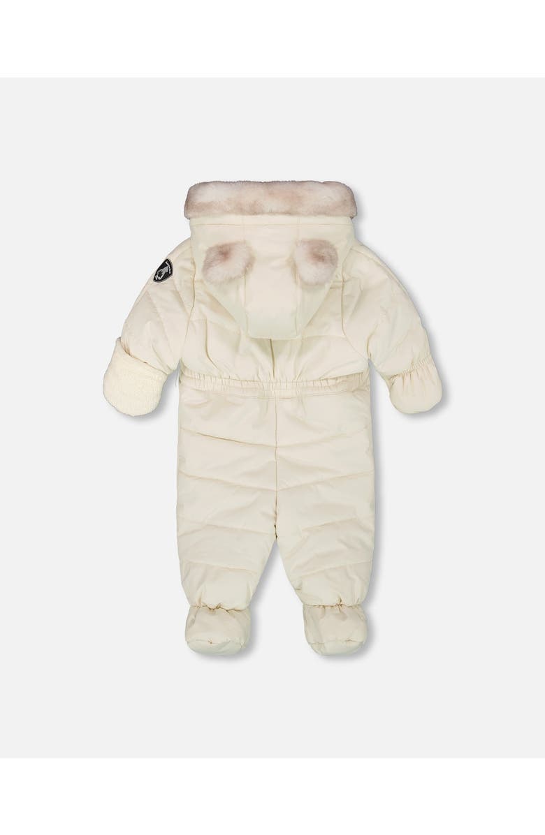 Deux par Deux Gender Inclusive One-Piece Layette Snowsuit Designed for Car Seat, Alternate, color,