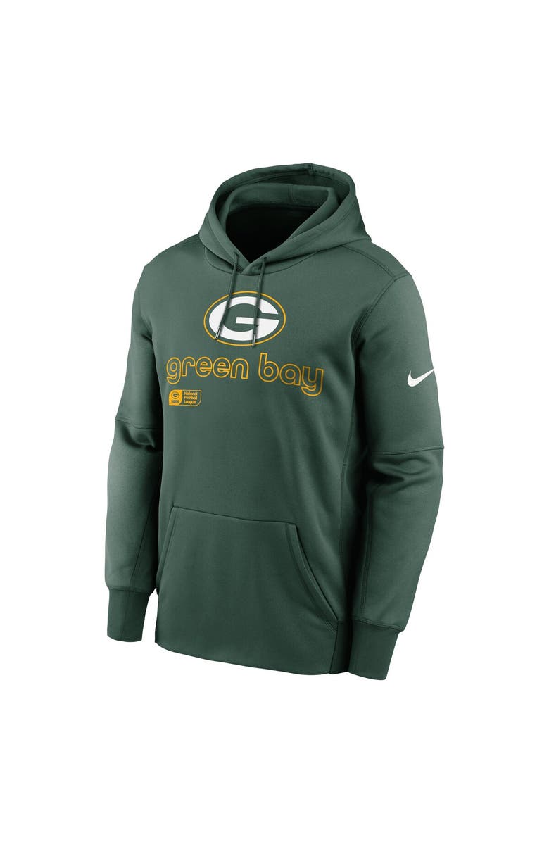 Nike Men's Nike Green Green Bay Packers Performance Pullover Hoodie, Alternate, color, Green