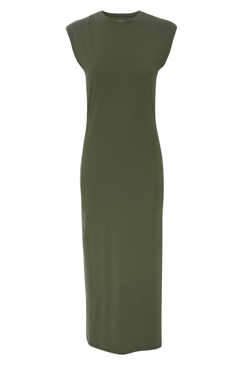 Le Muscle Organic Pima Cotton T-Shirt Dress, Alternate, color, MILITARY