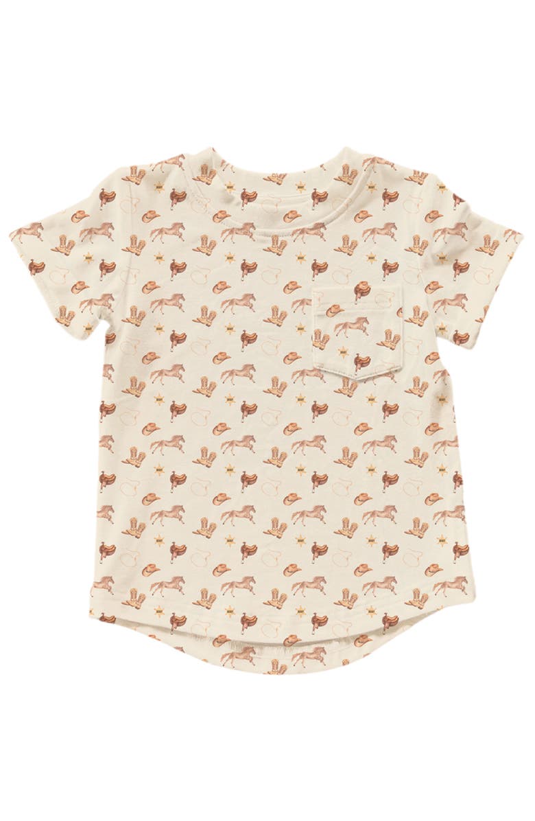 Laree + Co Saddle Up Short Sleeve Signature Tee, Main, color, 