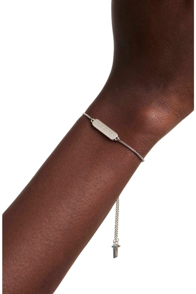 Saraio Sparkle Bar Bracelet, Alternate, color, SILVER TONE CLEAR CRYSTAL