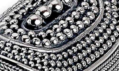 Samuel B. Silver Oblong Ring In Silver