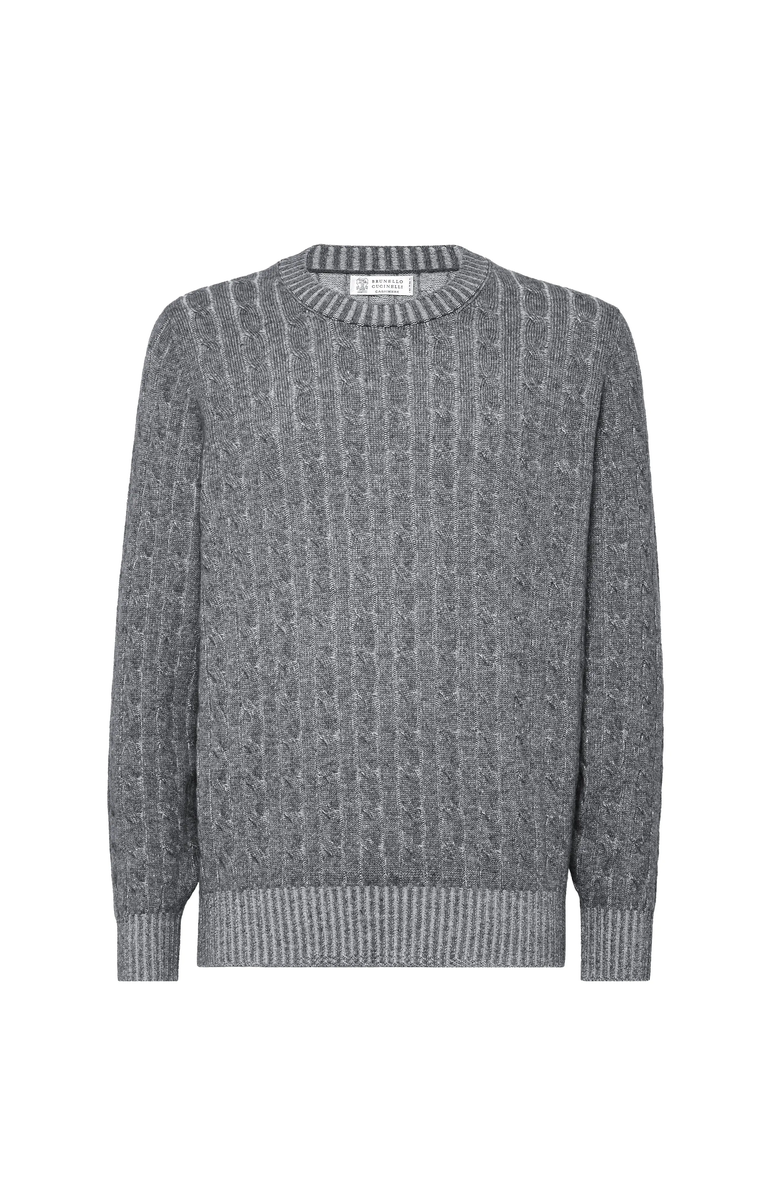 Brunello Cucinelli Vanisé sweater, Main, color, Dark Grey