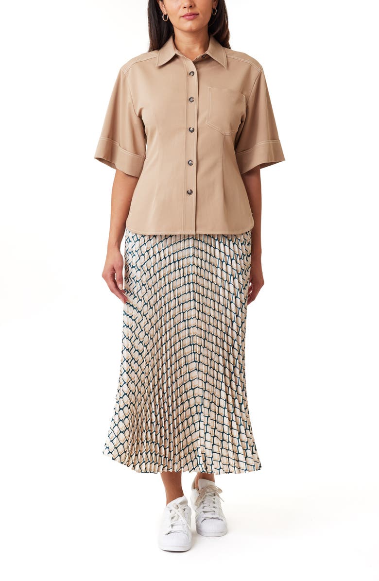 Scotch & Soda Short Sleeve Shirt, Alternate, color, 