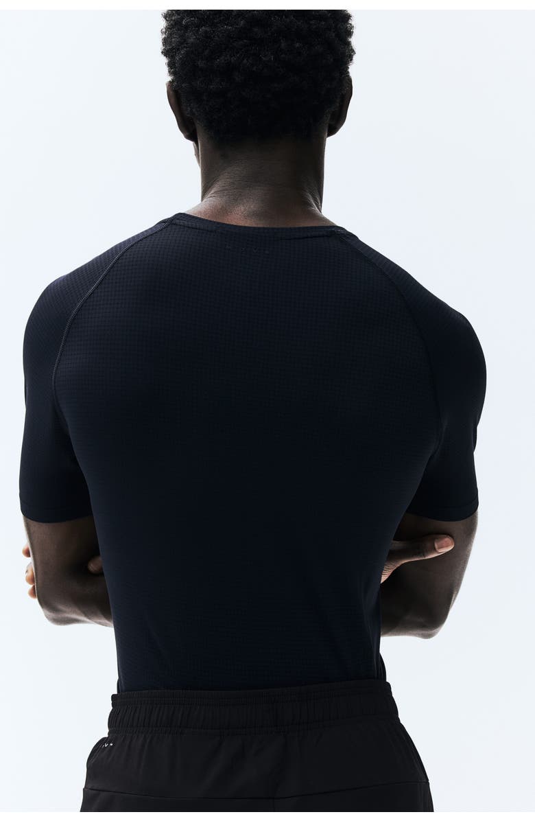 H&M Muscle Fit Sports T-shirt With Drymove, Alternate, color, Dark Blue