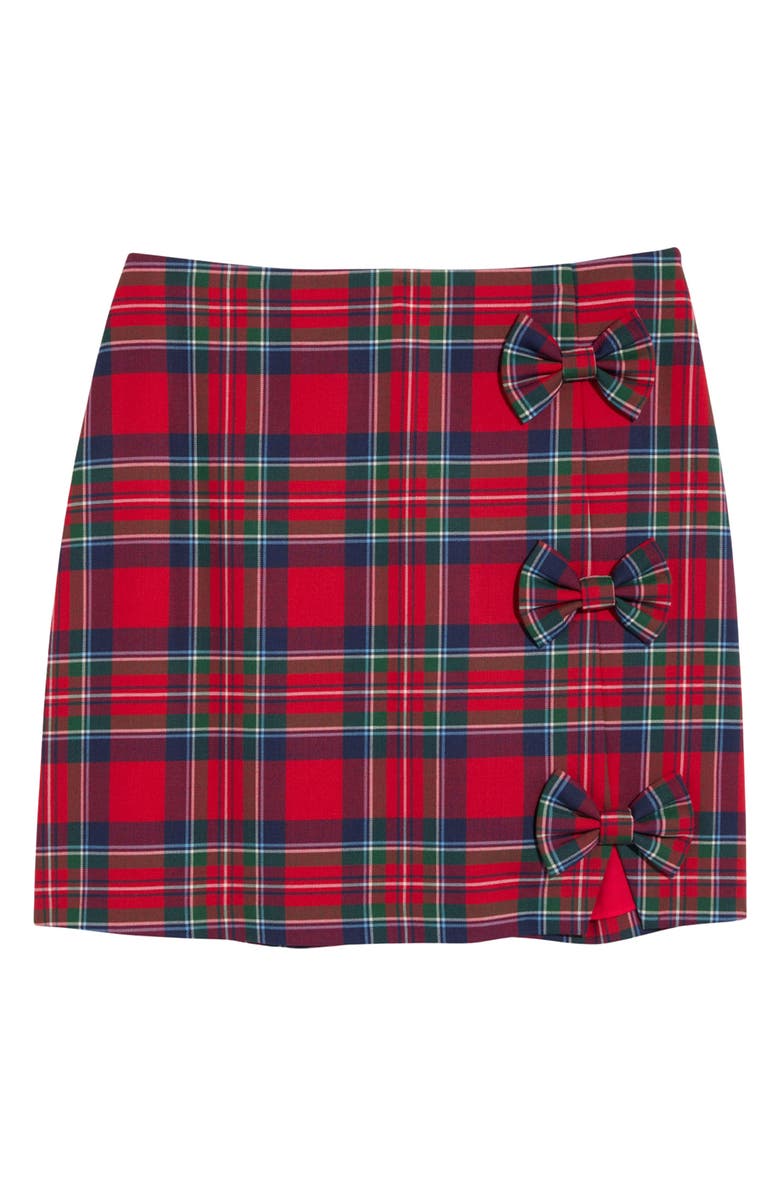 vineyard vines Bow Wool Blend Miniskirt, Alternate, color, 