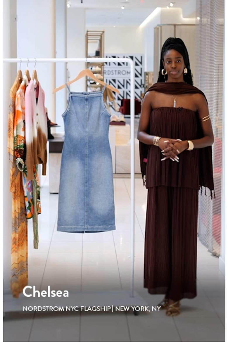 Esme Sleeveless Denim Dress video