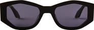 DIFF Zoe 55mm Square Polarized Sunglasses