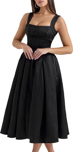 Paloma Satin Midi Dress