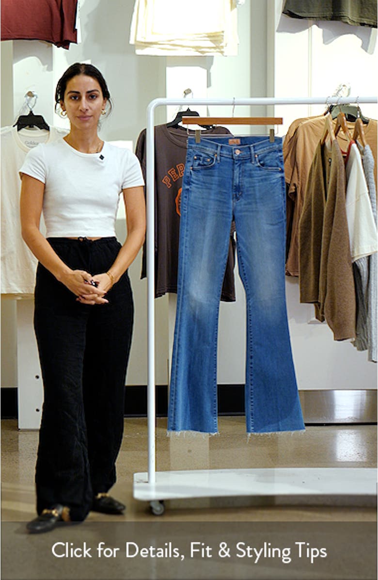 The Weekend Fray Hem Flare Jeans, sales video thumbnail