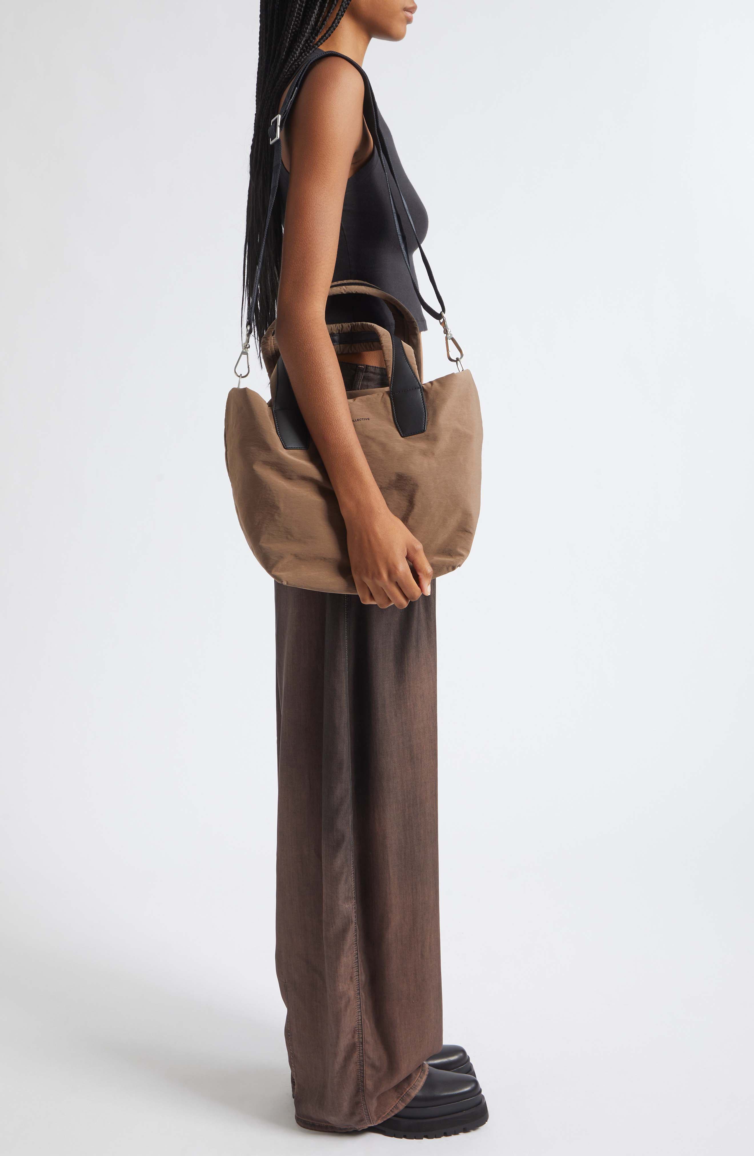 Small Essence Canvas Tote, Alternate, color, MINK TRENCH BROWN