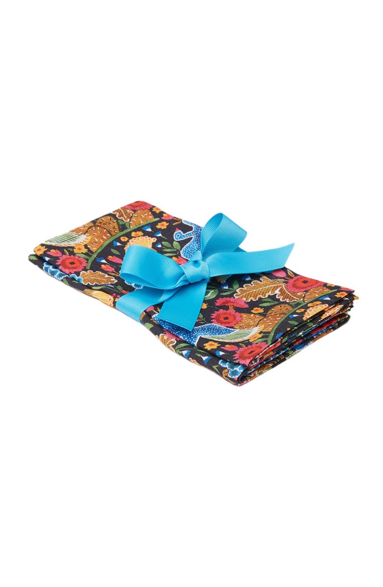 La DoubleJ Large Napkins Set Of 2 (45X45) Colombo Piccolo Black Multicolor, Main, color, Colombo Black Multicolor