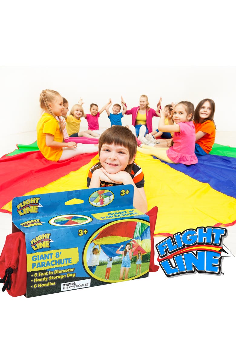 Flight Line Giant 8
 Parachute, Kids 3+, Alternate, color, Multicolored