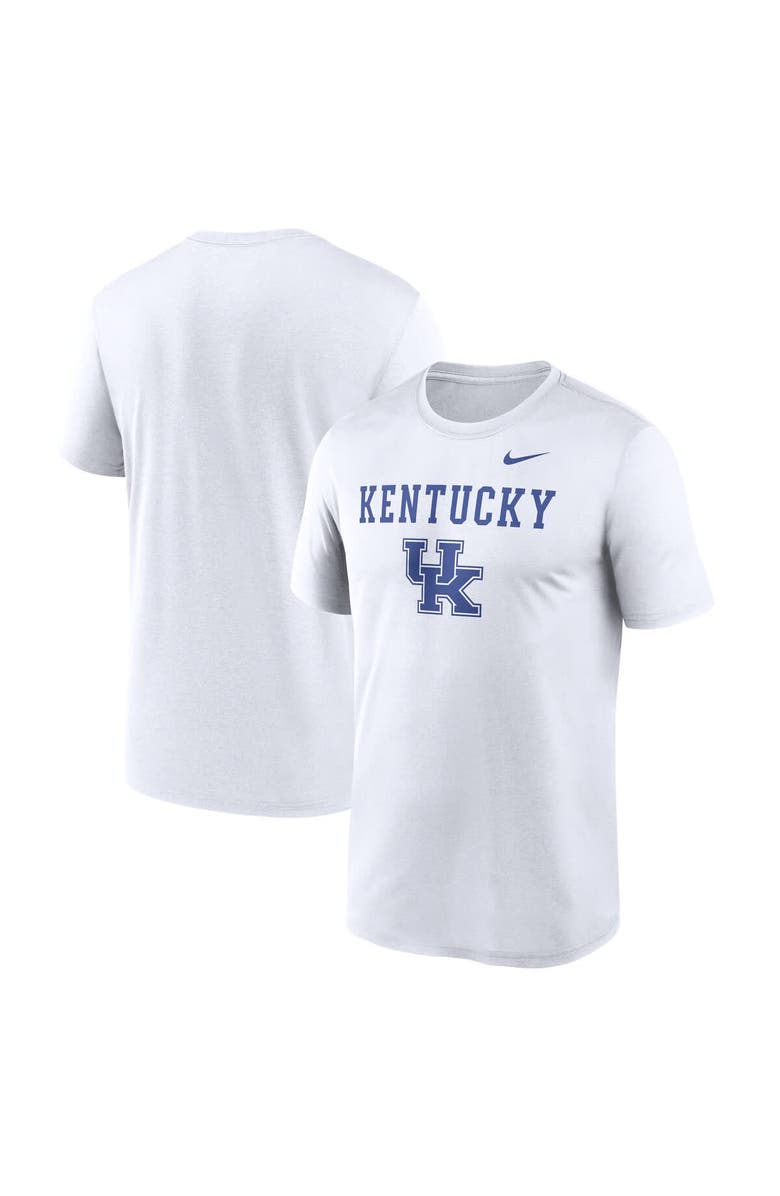 Nike Men's Nike White Kentucky Wildcats Lockup Legend Performance T-Shirt, Main, color, 