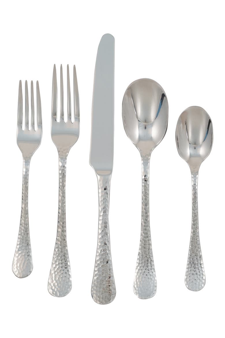 Flatware Lafayette 58-Piece Flatware Set, Main, color, SILVER