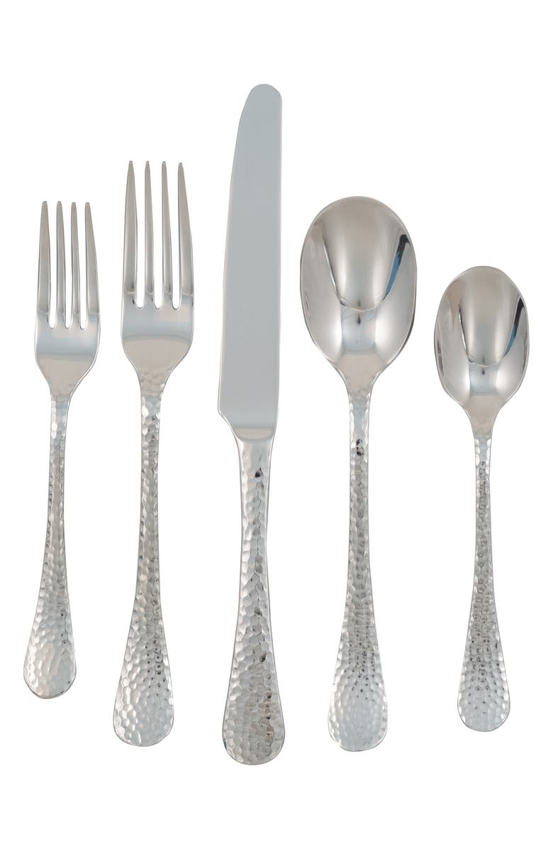 Ginkgo Flatware Lafayette 58-Piece Flatware Set, Main, color,