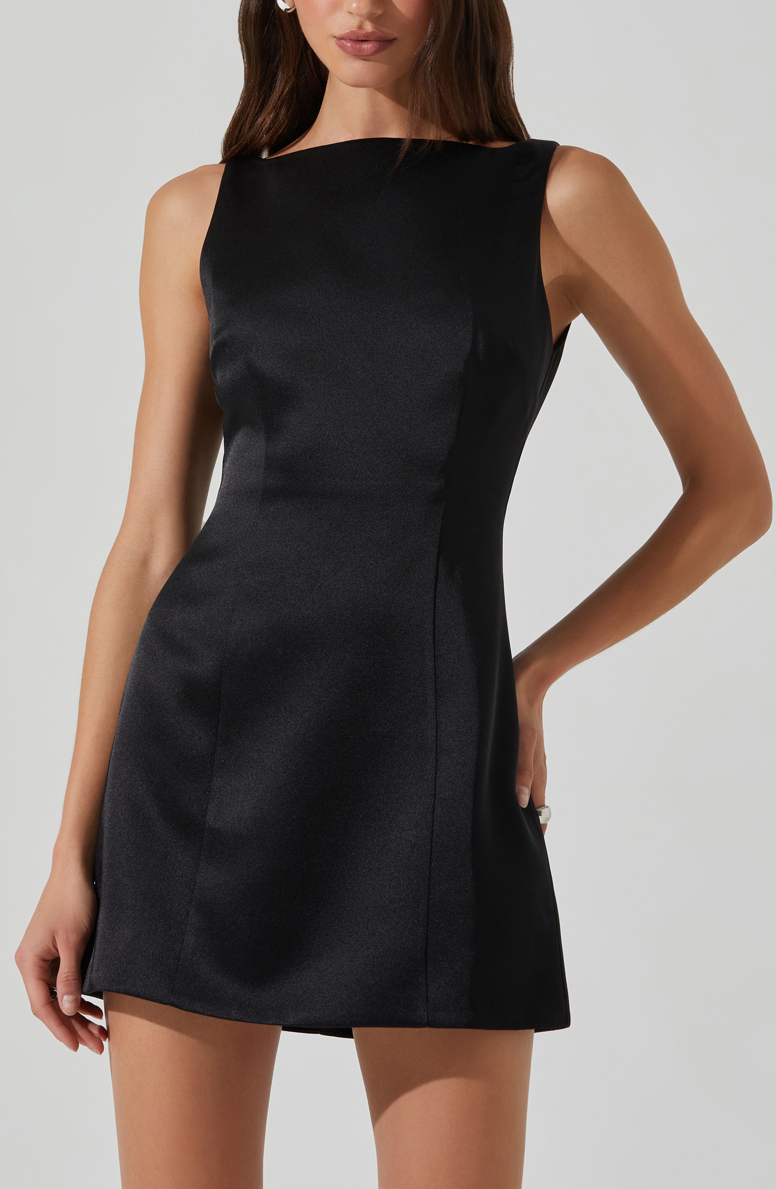 alisanne satin mini dress Alisanne Dress by ASTR the Label