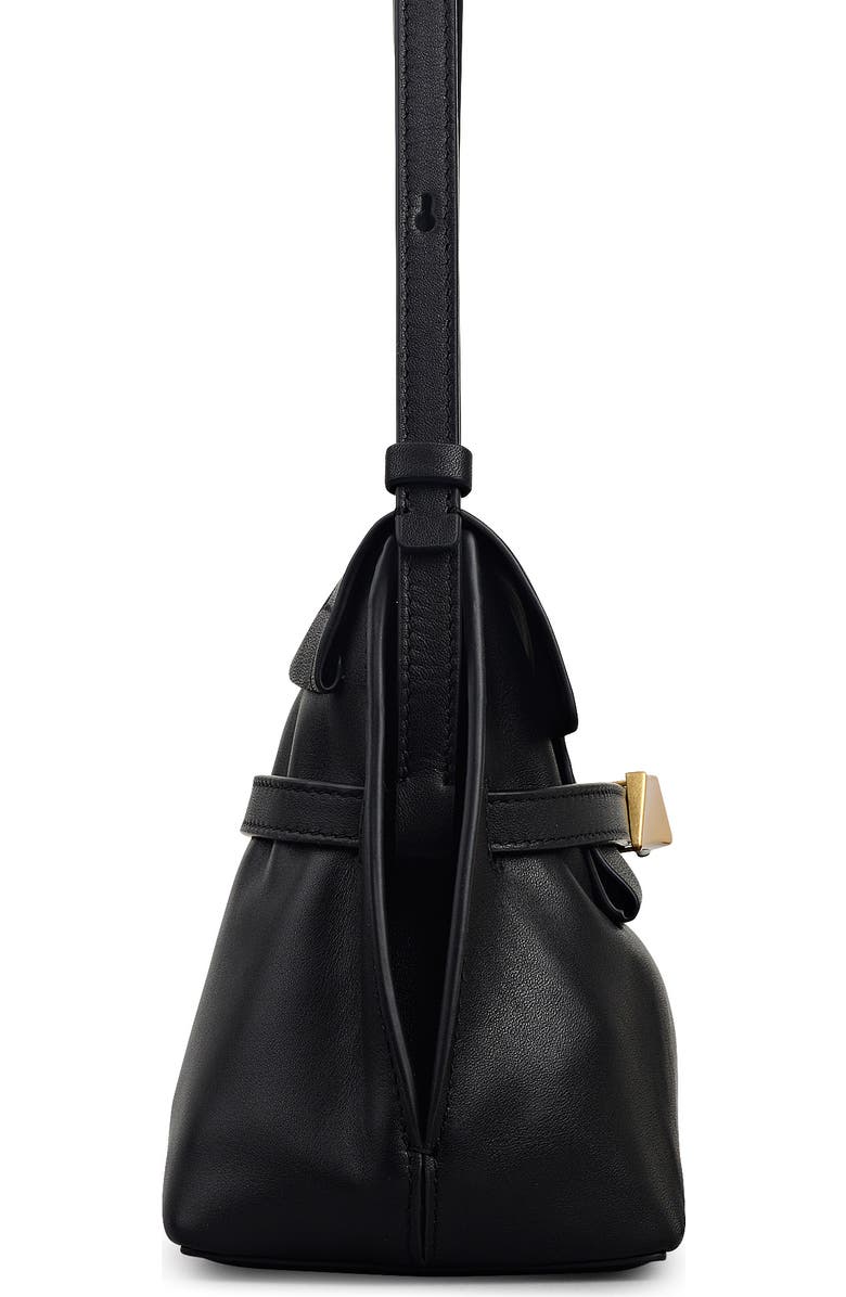 Radley The Christina Small Flapover Crossbody Bag, Alternate, color, Black