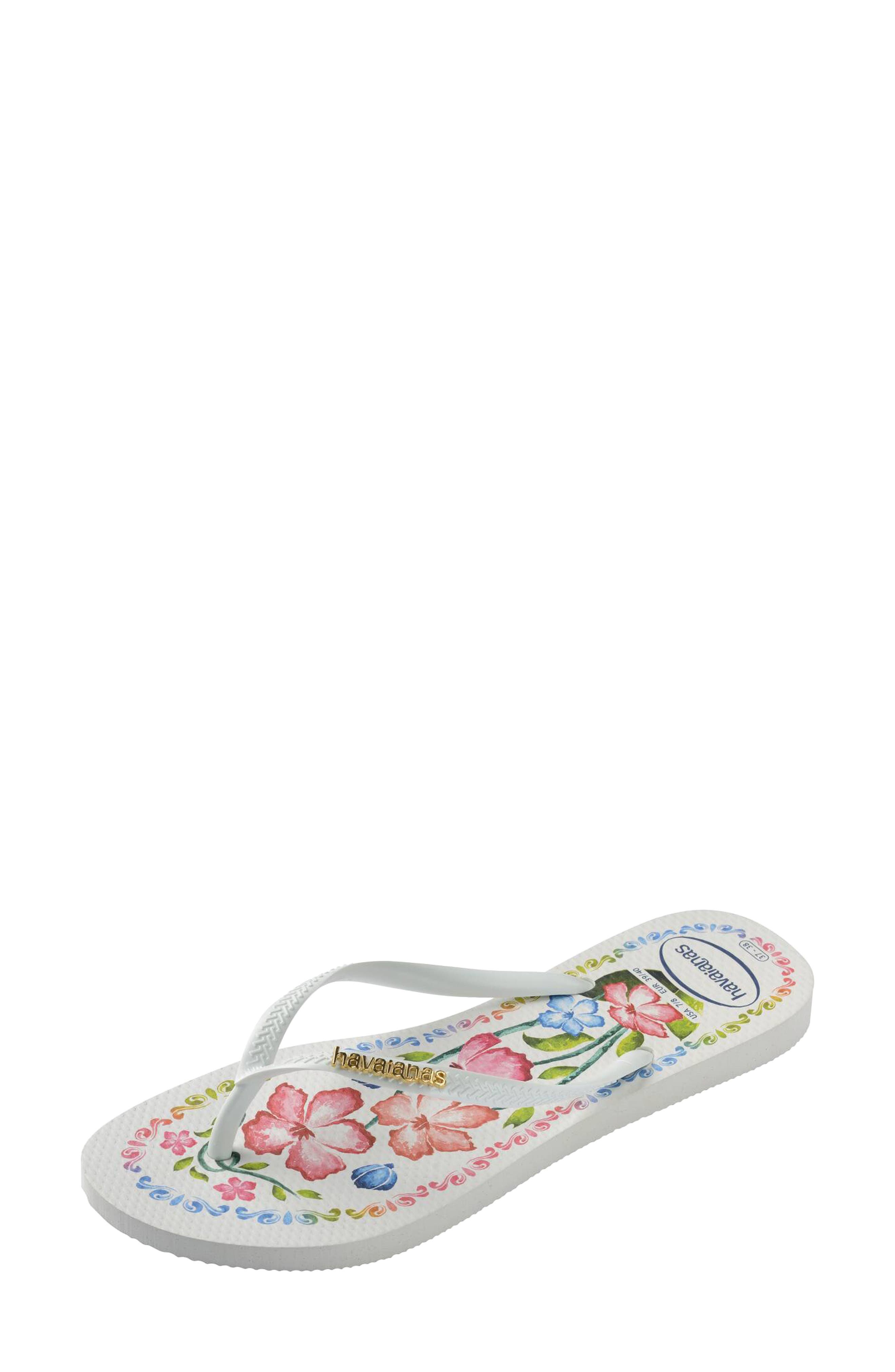 Slim Flip Flop, Alternate, color, WHITE