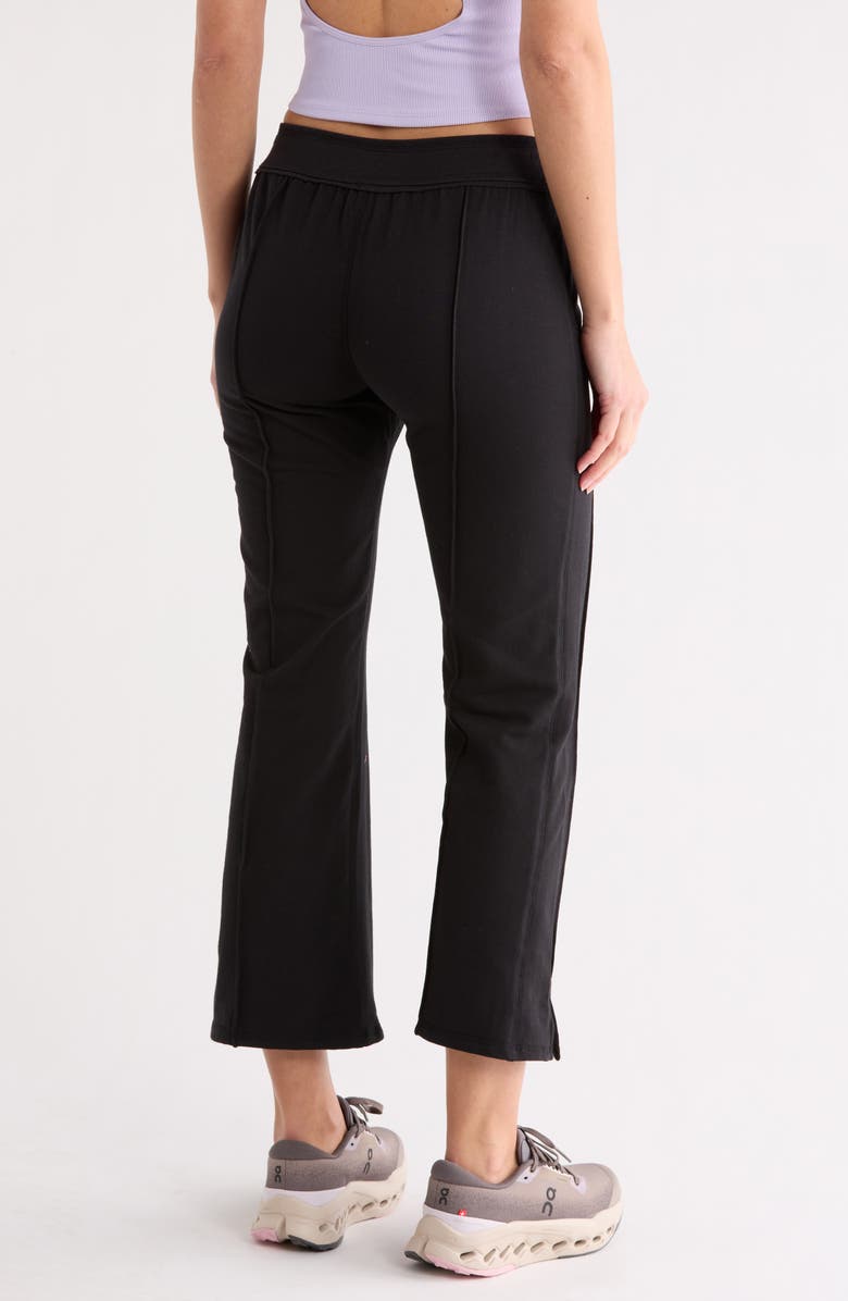 FP Movement by Free People FP Movement Tryouts Crop Flare Leg Pants, Alternate, color, Black