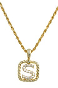 SAVVY CIE JEWELS Initial Pendant Necklace
